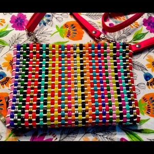 Handmade multi-color purse